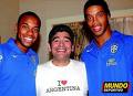 robinho+maradona+ronaldinho
